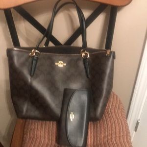 Authentic Coach Shoulder bag & Large Wallet